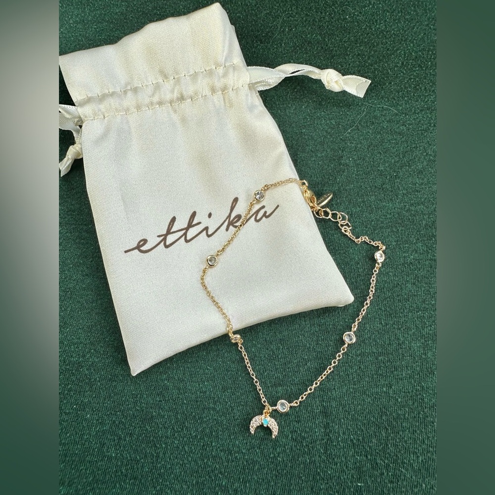 Ettika Crescent Design Anklet/Bracelet